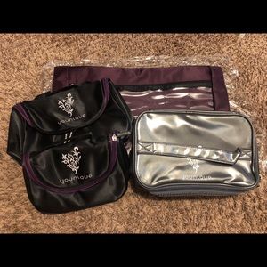 Younique tote and makeup bags (NWOT)